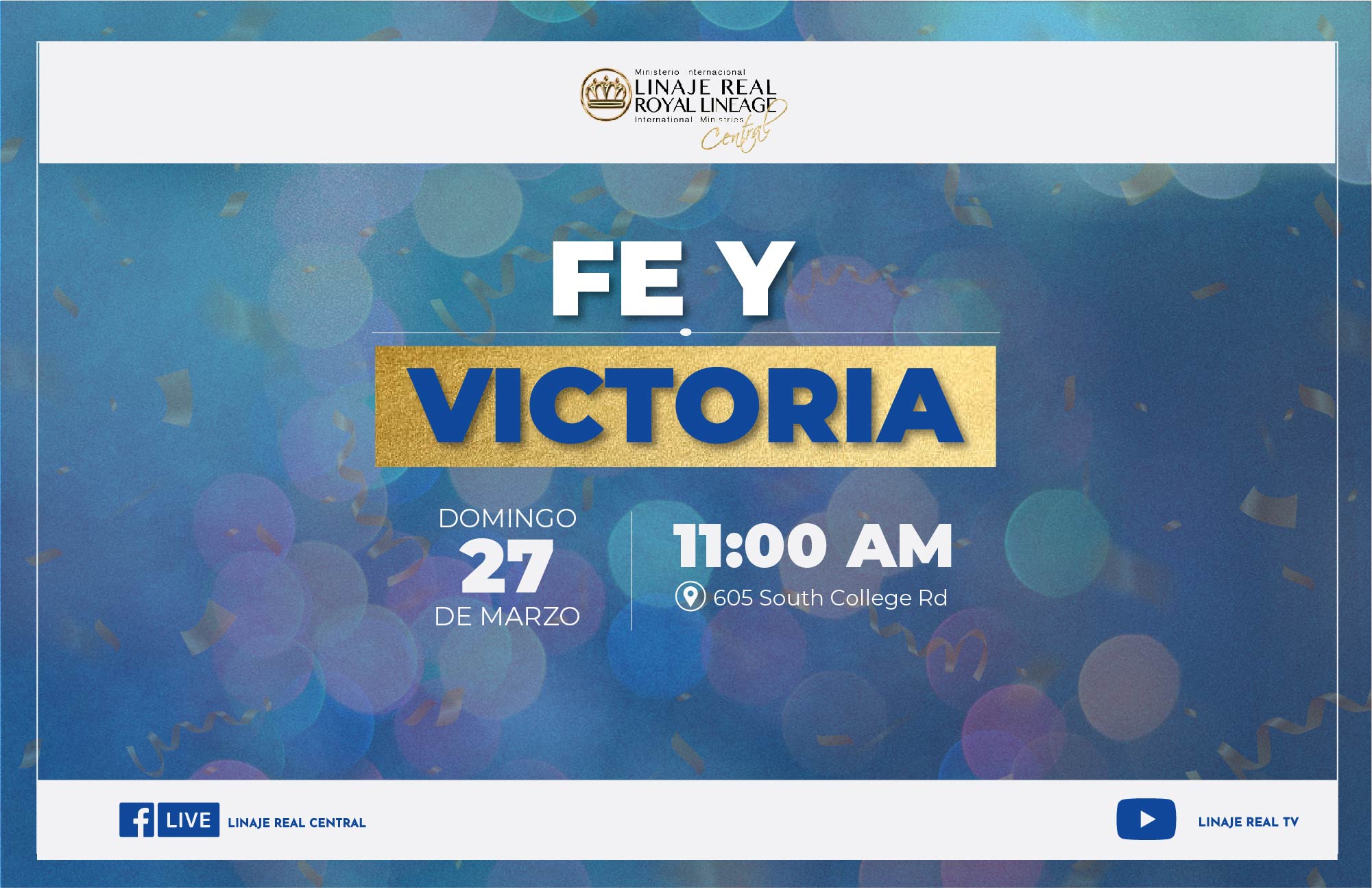 Fe y Victoria - Servicio Dominical en Español